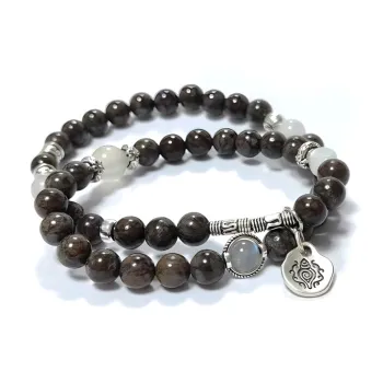 GIFU Colored Glaze Jade Bracelets Unisex