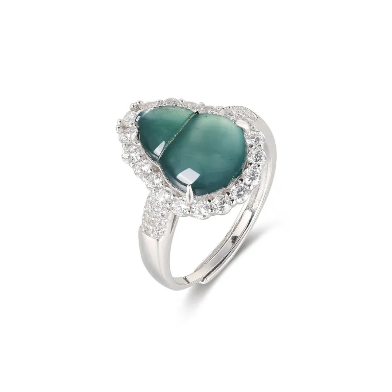Cuiya Golden Building Ice Glutinous Rings Women's-0