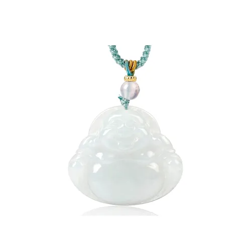 Yi Zhen Ge Glutinous Jade Jadeite Necklaces Unisex