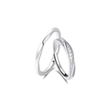 Asia Star Sterling Silver Rings Unisex