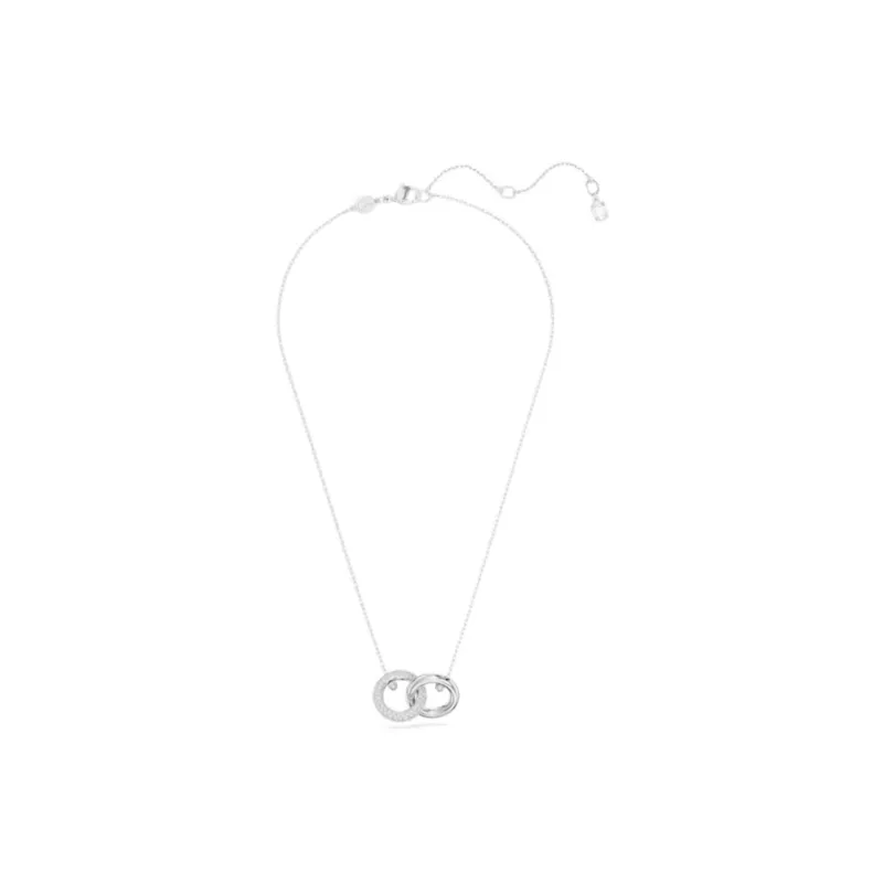 Swarovski Rhodium Plated Necklaces Women's Silver-1