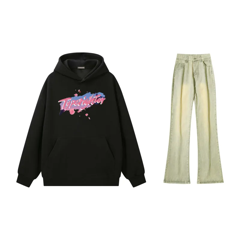 TYPERIGHTER Sweatshirt Set Unisex-4