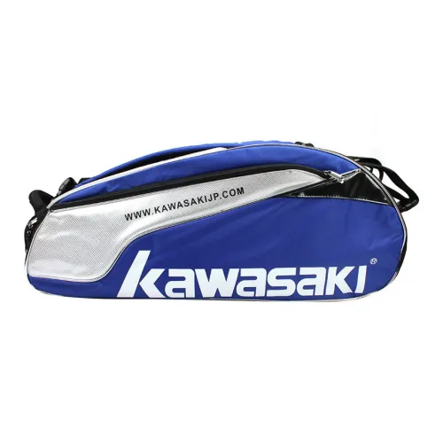 Kawasaki Fabric Gym Bag Large Size Unisex Blue