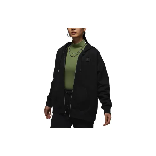 Jordan Flight Fleece Sweatshirts Women's Black