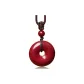 Cinnabar Peaceful Buckle Pendant, Amethyst Sand Edition