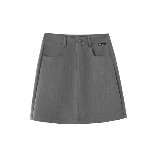 0571 family Casual Short Skirts Women's Gray