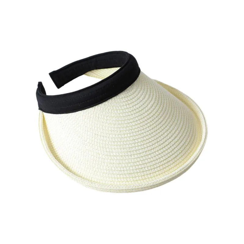 LE TISSERAND Visor Straw Hat Sun Protection Hats Women's-2