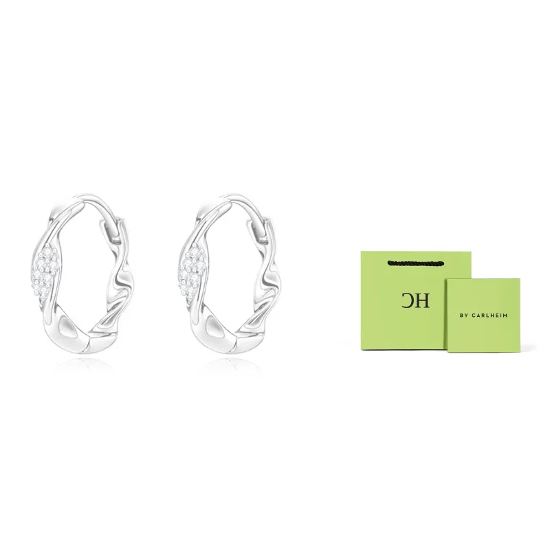 CARLHEIM S999 Fine Silver Earrings Women's-3