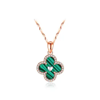 Olampe Malachite Jade Necklaces Women's