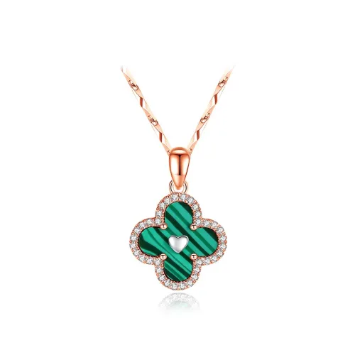 Olampe Malachite Jade Necklaces Women's