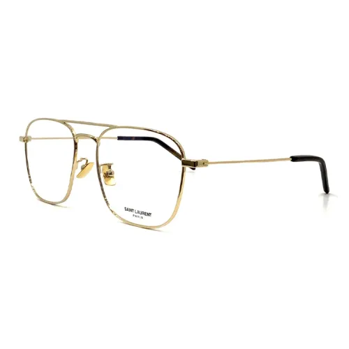 SAINT LAURENT Alloy Aviator Eyeglass Frames Unisex