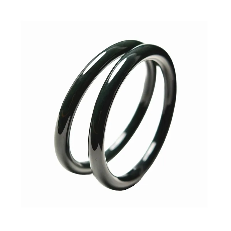 Zhen Yu Zhen Pin Bangles Green Jade Unisex-11