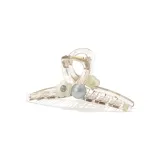 Tubas Heather Gray Floral Hair Clip[Approx. 13cm]
