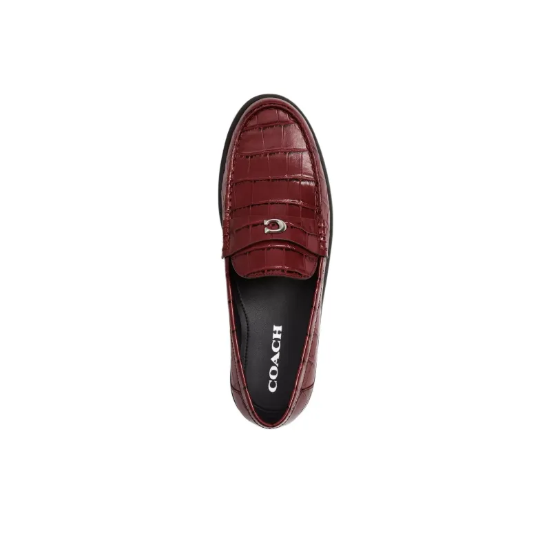 COACH Jocelyn Loafers Women's Red-3