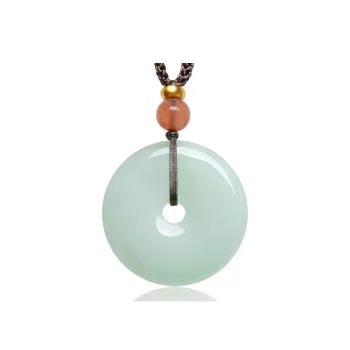 MARY WINDSOR Glutinous Jade Pendants Unisex