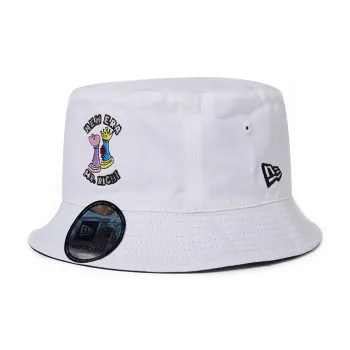 New Era Bucket Hats Unisex White