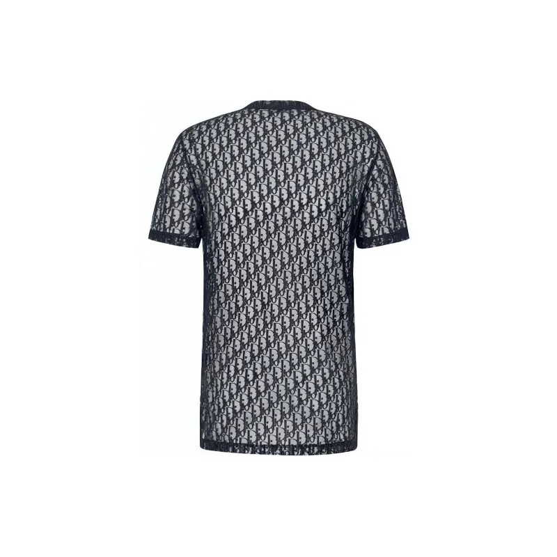 DIOR Quarterly New Products T Shirt Men's Dark Blue-1