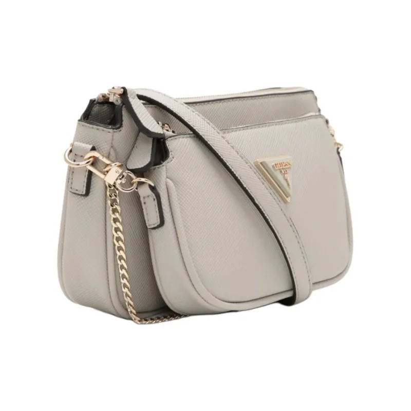 GUESS Artificial Leather Handbag Shoulder Bag Crossbody Bag Medium Size Women's Taupe-1