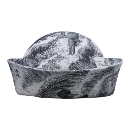 THOM BROWNE Bucket Hats Men White