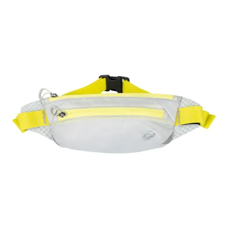 Asics Polyester Fanny Pack Regular Unisex Gray & Yellow-0