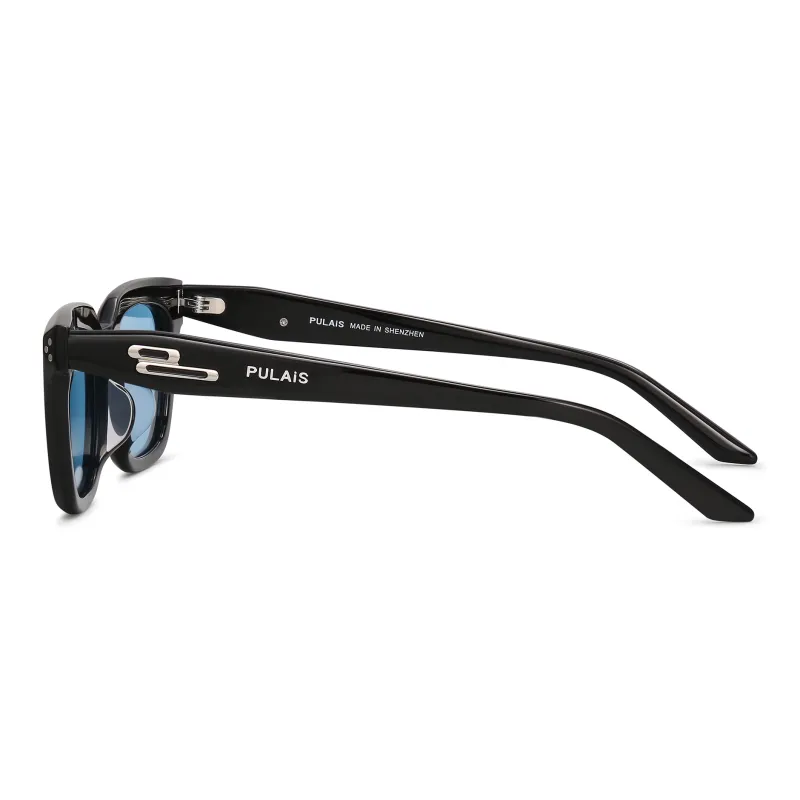 PULAIS Plate Frame Square Sunglasses Unisex-3