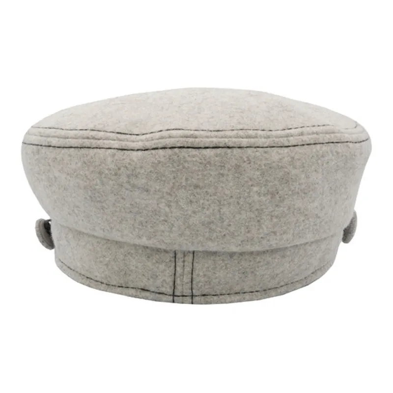 Maison Michel Wool Berets Women's Gray-2