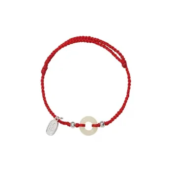 CHIC-ZONE Hetian Jade Anklets Women's Pale Greenish-White Jade
