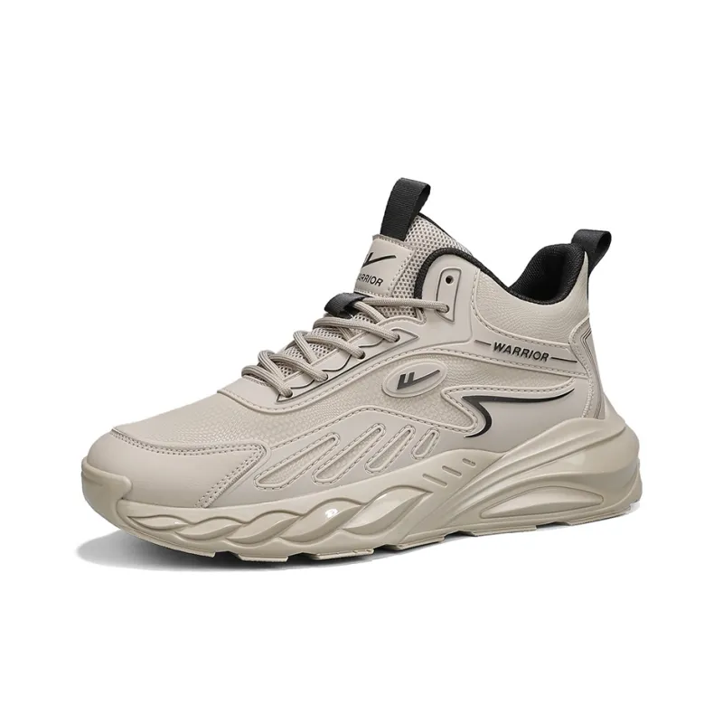 Warrior Abrasion Resistant Height Increasing Mid Top Chunky Sneakers Men's-16