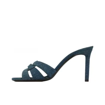 SAINT LAURENT Tribute 85mm Mules