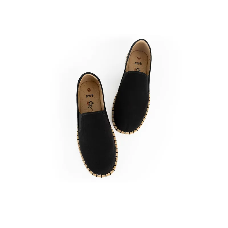'BAISHE FUSHENG'DIANYINGLIANMINGKUAN x Bian Fumao Yosuga No Sora Series Casual Shoes Men's Black-3