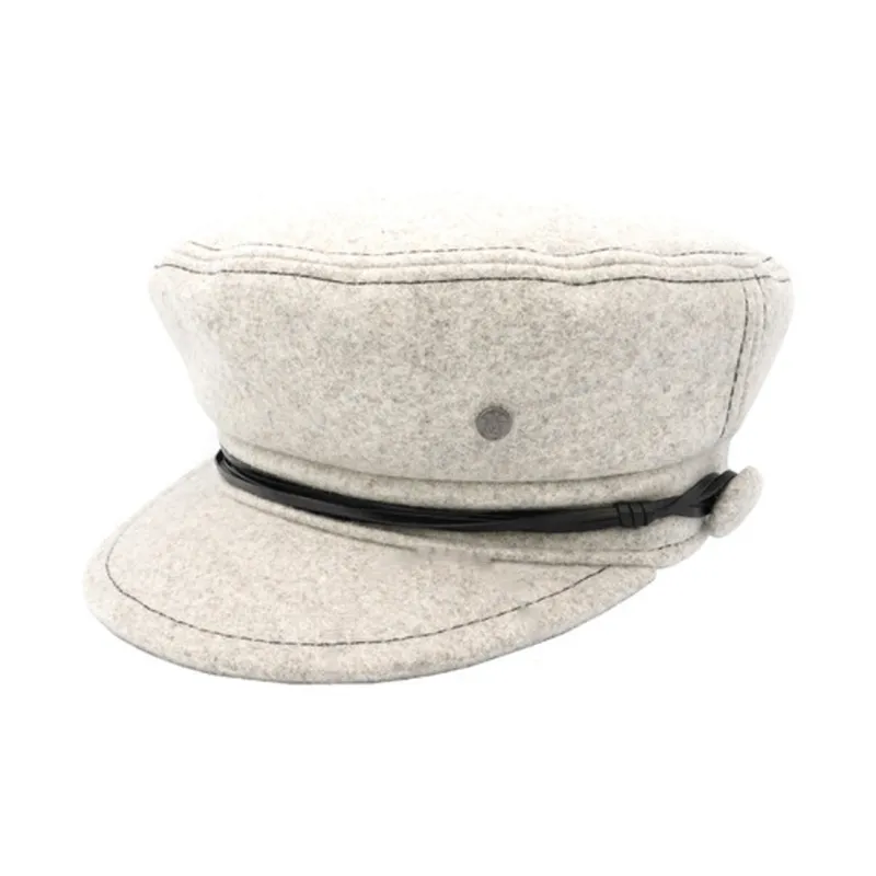 Maison Michel Wool Berets Women's Gray-0