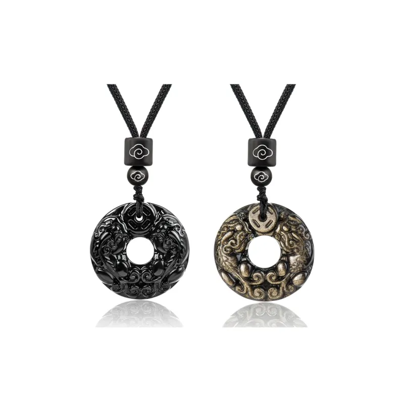 SIMPLE JOYS Obsidian Jewelry Unisex-7