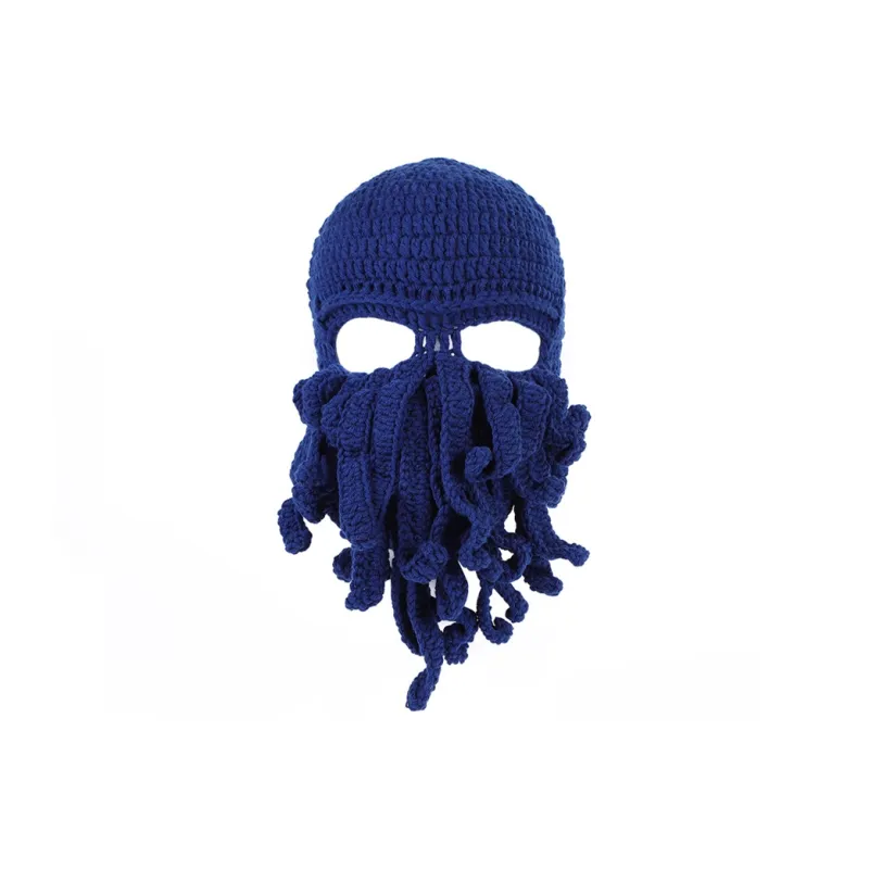 KENMO Acrylic Beanies Unisex Blue-9