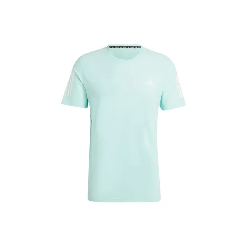 Adidas T-Shirts Men Light Blue