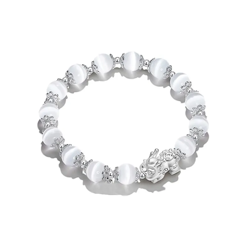 VIVIWELL Obsidian Jade Bracelets Unisex-3
