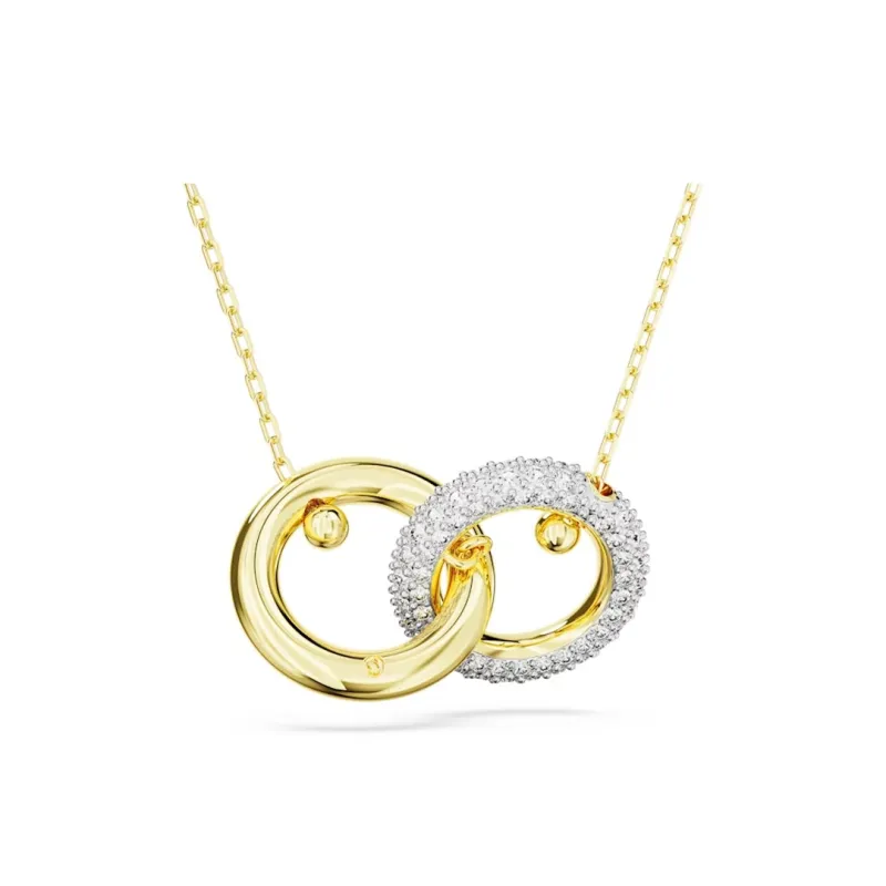 Swarovski Dextera Crystal embellished Interlinked Necklace-2