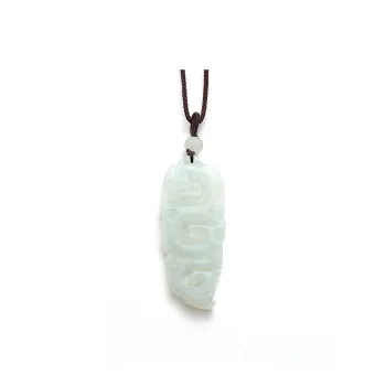 Jade Is Boundless Glutinous Jade Jadeite Pendant Necklace Unisex