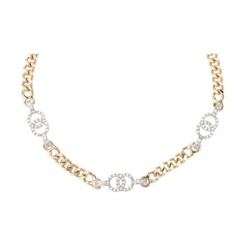CHANEL Metal Necklaces Women's Gold