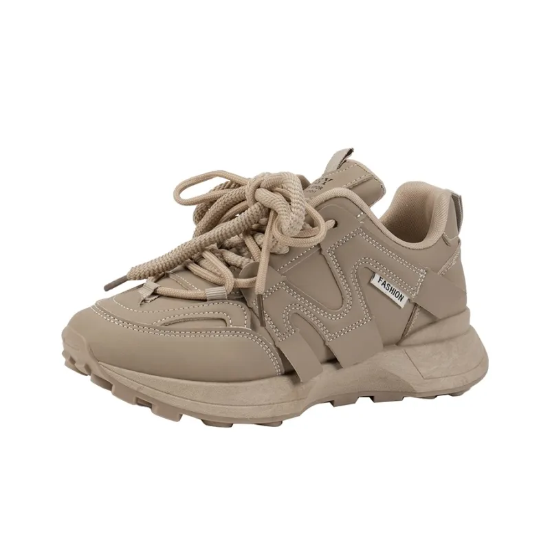 M.M Party Non slip, Wear resistant, Impact resistant Low Top Chunky Sneakers Women's-1