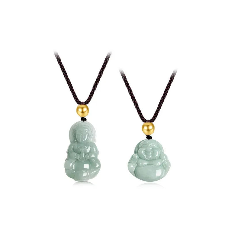 Bailijin Colored Glaze Jade Necklaces Unisex-2