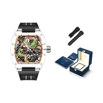HaofaTourbillon Automatic Mechanical Movement Men's Watches Cut Out Dial