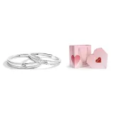 Lifetime with You Couple Rings+Valentine's Day Box