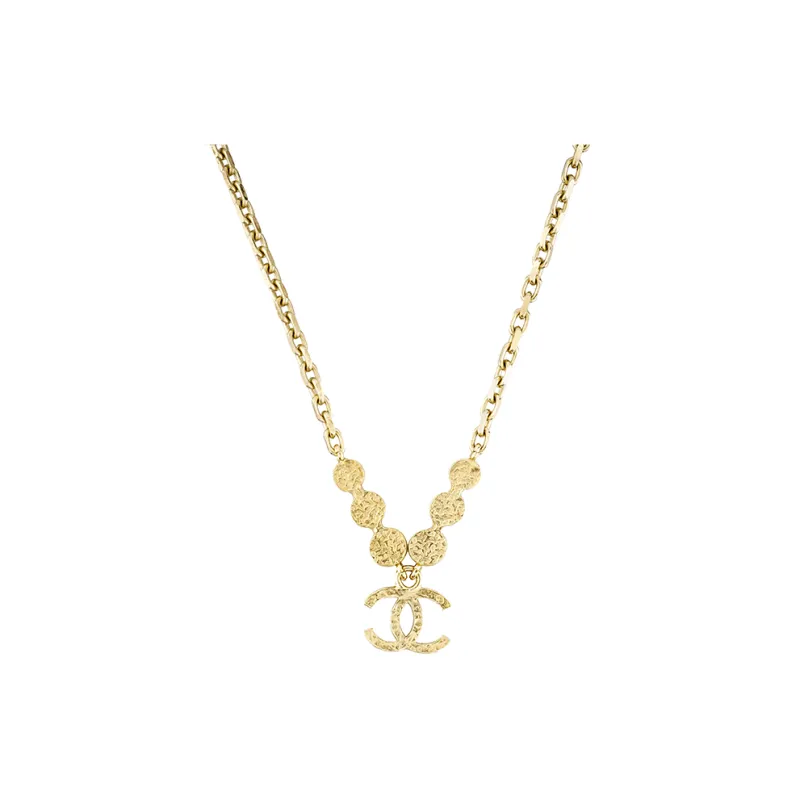 CHANEL Metal Necklaces Women's Gold-1