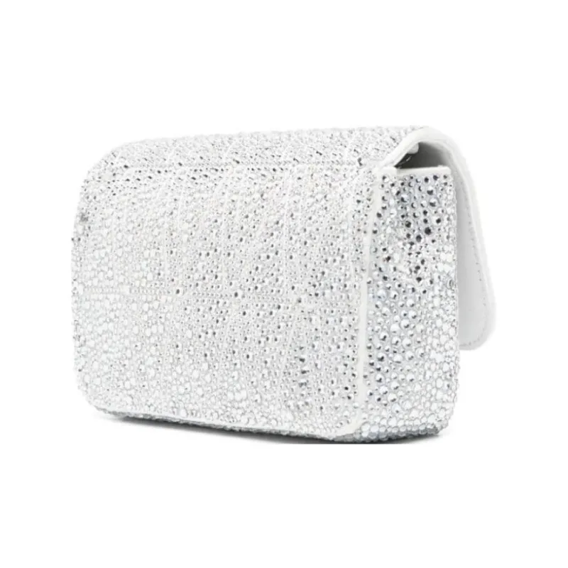VERSACE Virtus Rhinestone-embellished Shoulder Bag-1