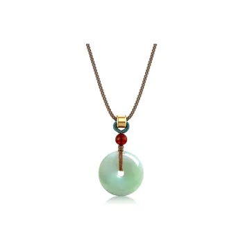 North Cain Bean Type Jadeite Pendants Unisex