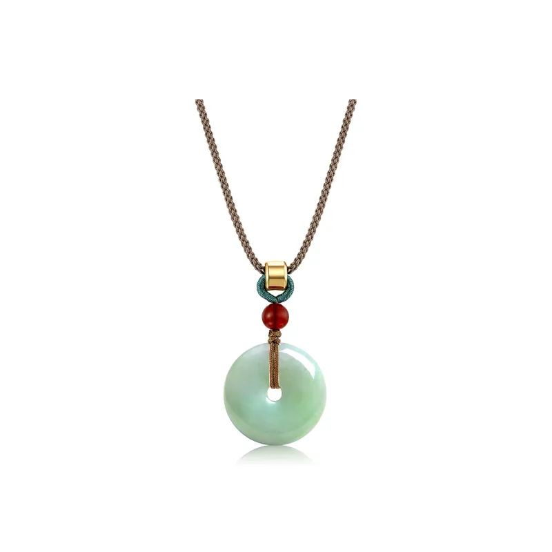 North Cain Bean Type Jadeite Pendants Unisex-0