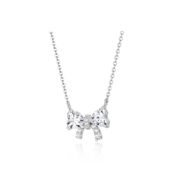 KADER 925 Sterling Silver Necklaces Women's Silver White, Goddess Exclusive Box