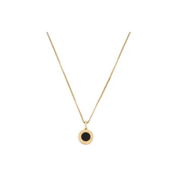 BVLGARI Series 18K Gold Necklaces Unisex Gold