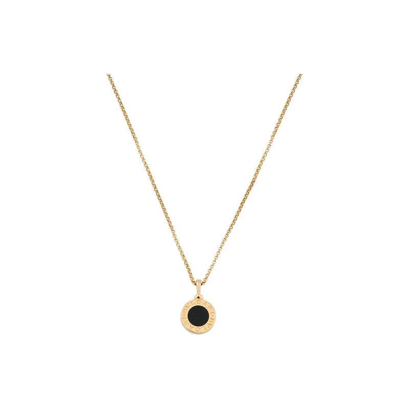 BVLGARI Series 18K Gold Necklaces Unisex Gold-0