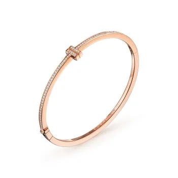 TIFFANY & CO. T Karat Gold Bangles Women's